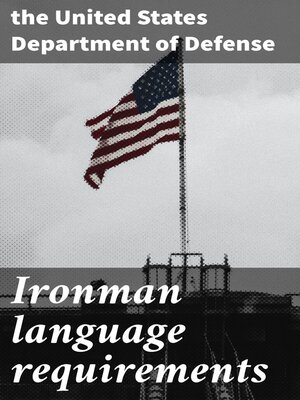 cover image of Ironman language requirements